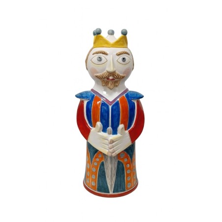 Re ceramiche de simone statua artigianale PL259 Re ceramiche de simone statua artigianale PL259